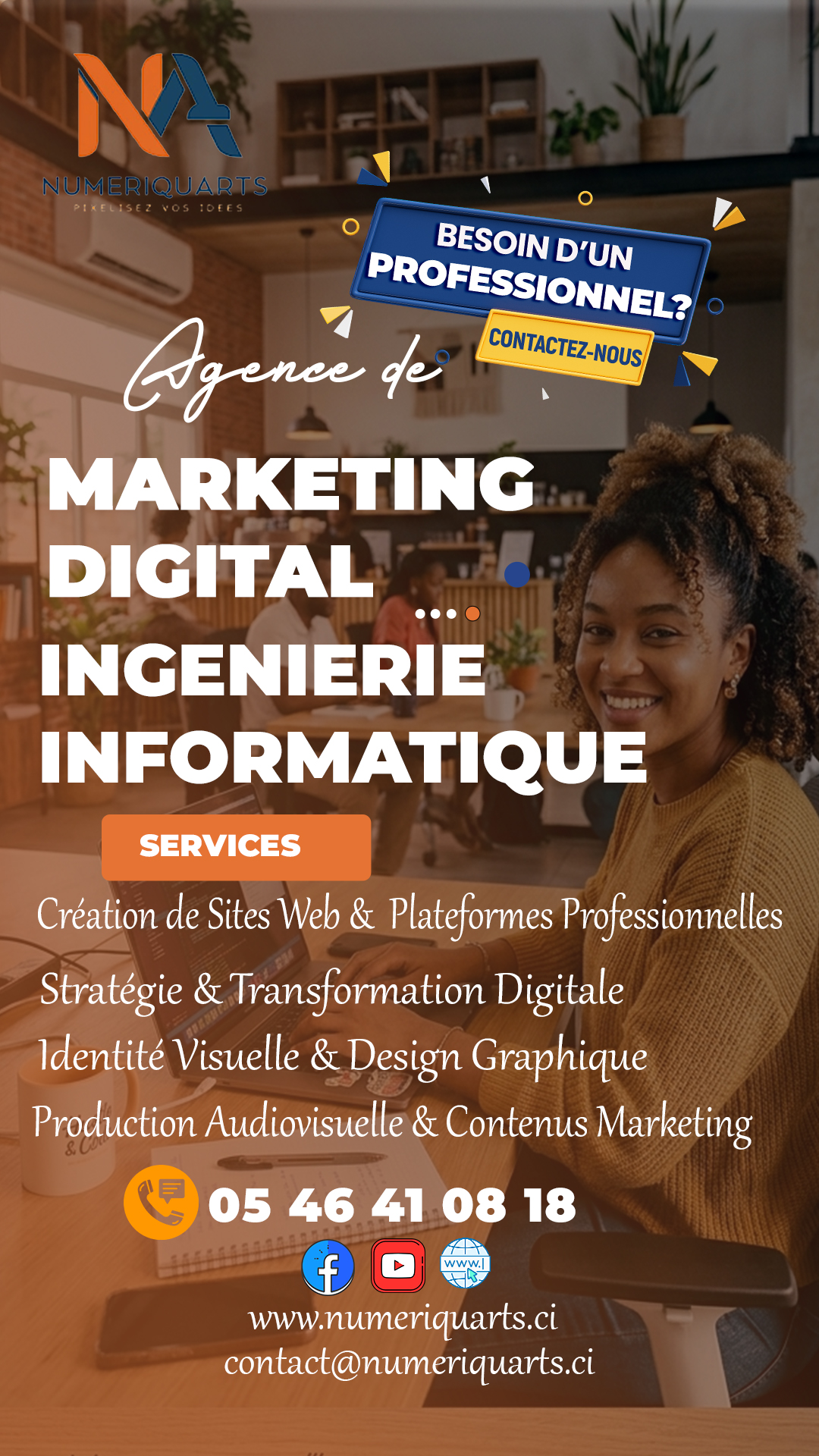 Agence Digitale à Daloa : Boostez votre Activité dans toute la Côte d&rsquo;Ivoire avec Numeriquarts