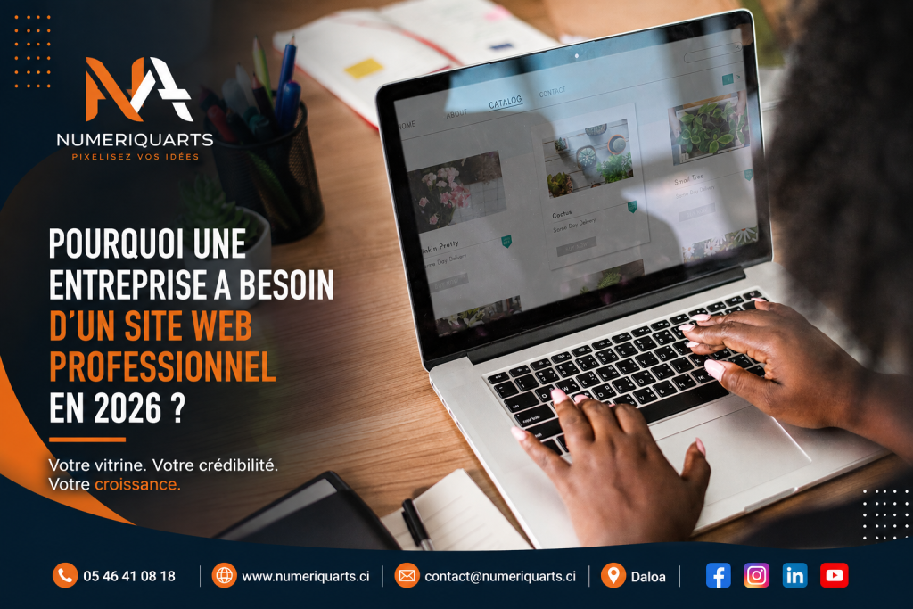 Création d'un site web professionnel pour une entreprise à Daloa